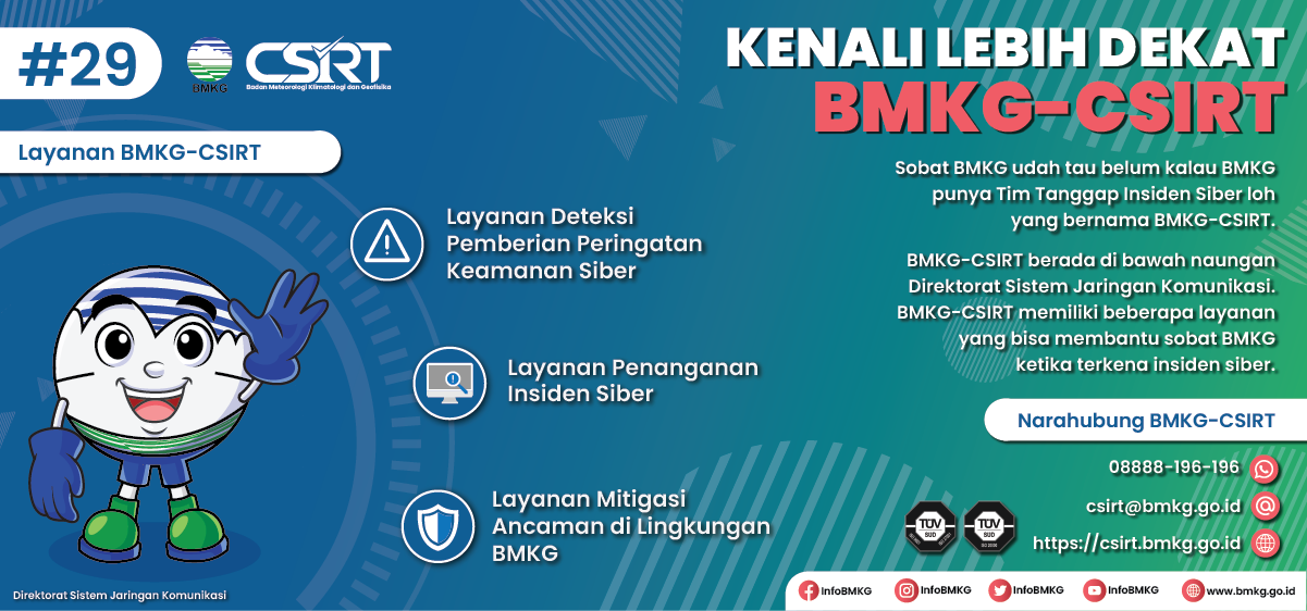 Kenali Lebih Dekat BMKG-CSIRT